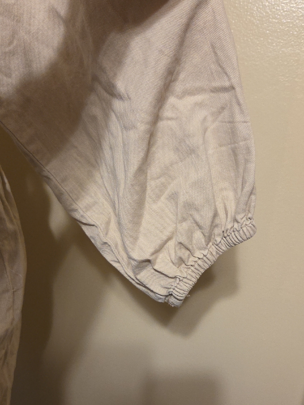 J. CREW Utility Cinched Zip Up Dress Drapey Cotton Khaki Cream Tan Beige Small - Picture 6 of 12